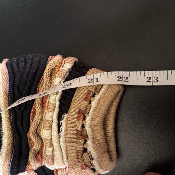 Vtg Tundra Canada Multi Color Sweater Mens Size L Biggie Hip Hop Coogi Style - Picture 8 of 8